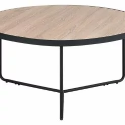 Beliani Salontafel Set Van 2 Lichtbruin/zwart MELODY M/L -Exporteren Stoelen Winkel undef src sa picid 745197 type whitesh image scaled