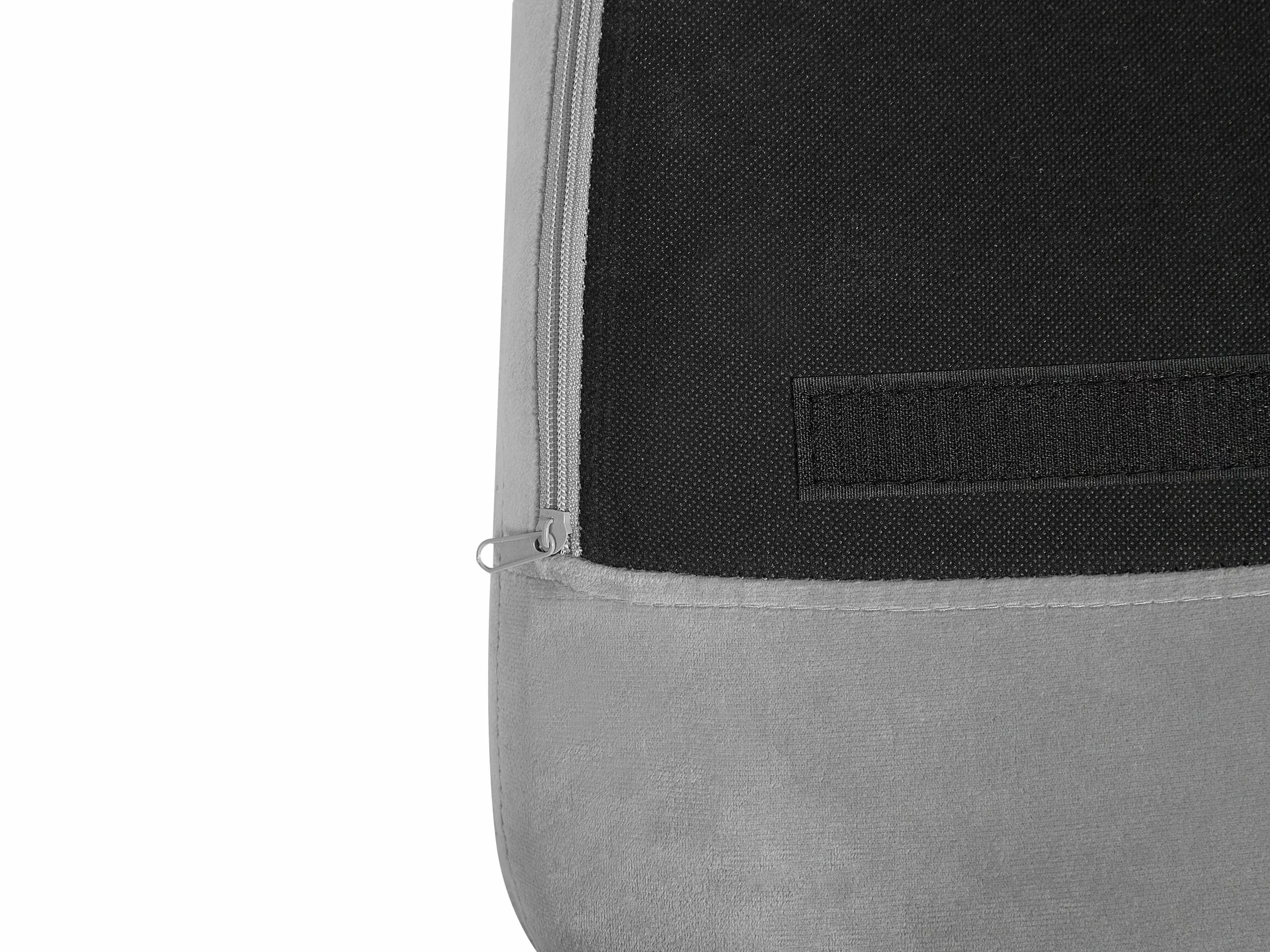 Beliani Schommelstoel Fluweelstof Lichtgrijs ELLAN 11 Beliani Schommelstoel Fluweelstof Lichtgrijs ELLAN - Afbeelding 9