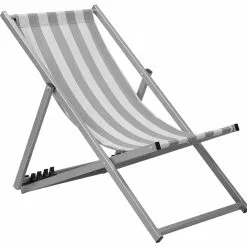 Beliani Ligstoel Wit/grijs Gestreept LOCRI 16 Beliani Ligstoel Wit/grijs Gestreept LOCRI -Exporteren Stoelen Winkel undef src sa picid 745461 type whitesh image scaled