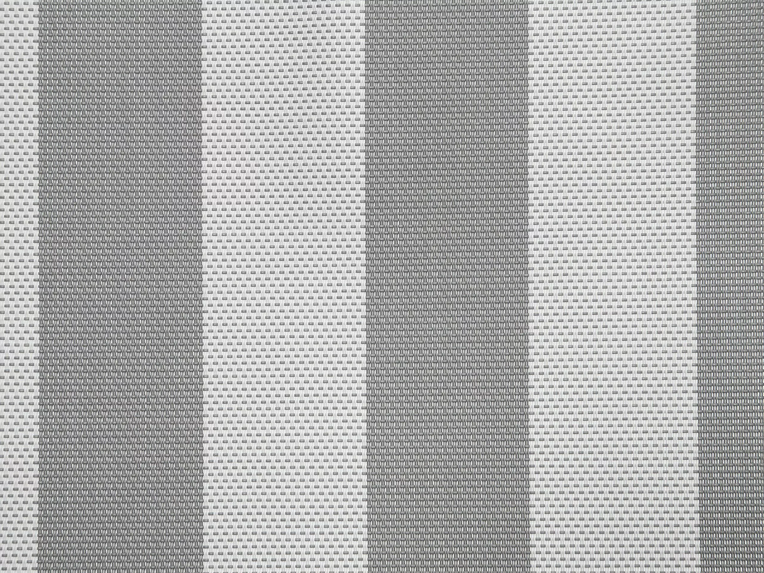 Beliani Ligstoel Wit/grijs Gestreept LOCRI 11 Beliani Ligstoel Wit/grijs Gestreept LOCRI - Afbeelding 9