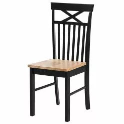 Beliani 4-zits Eetkamerset Zwart/bruin HOUSTON -Exporteren Stoelen Winkel undef src sa picid 745747 type whitesh image scaled