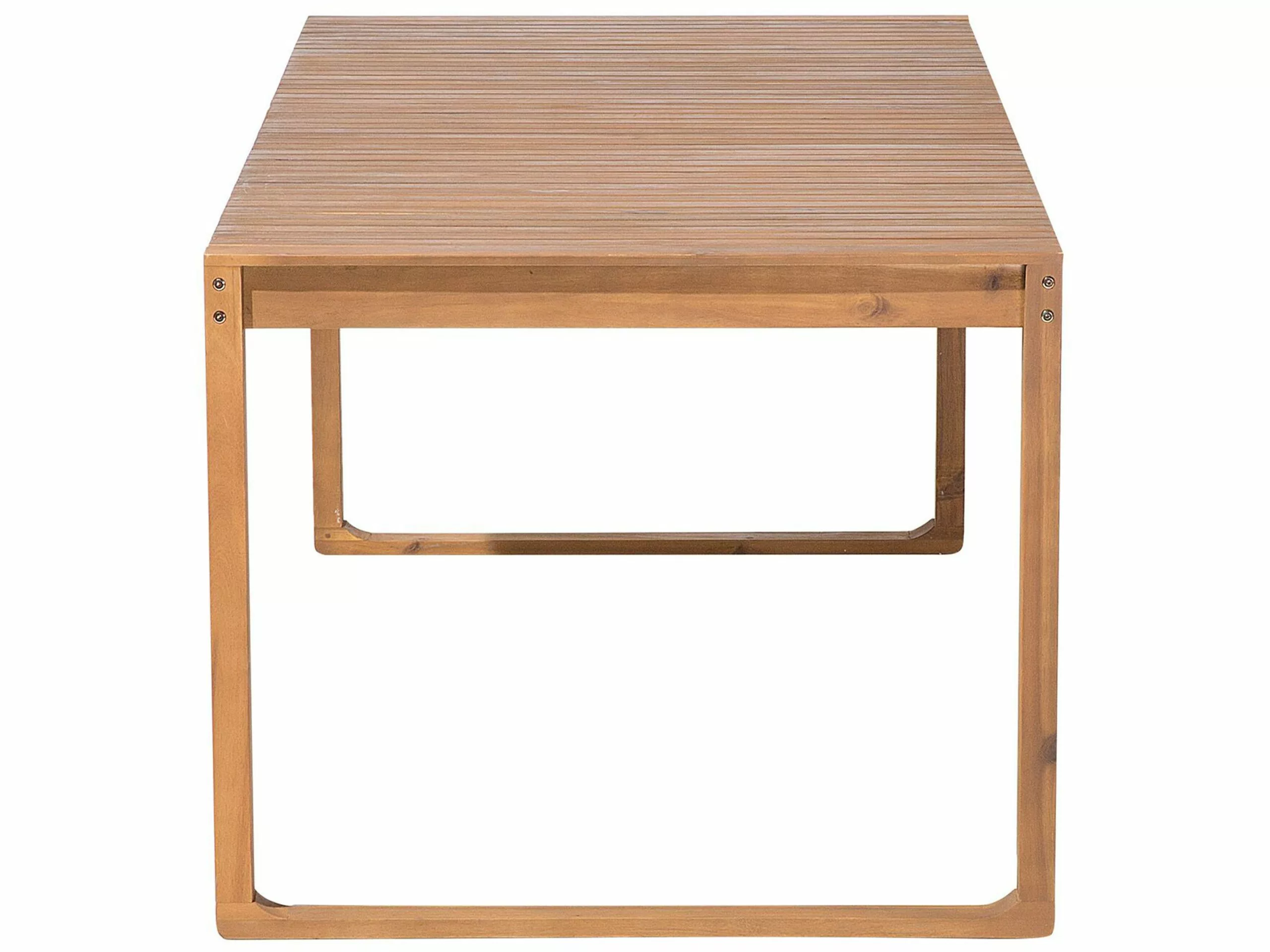 Beliani Tuinset 8-zits Acaciahout Taupe SASSARI - Afbeelding 6