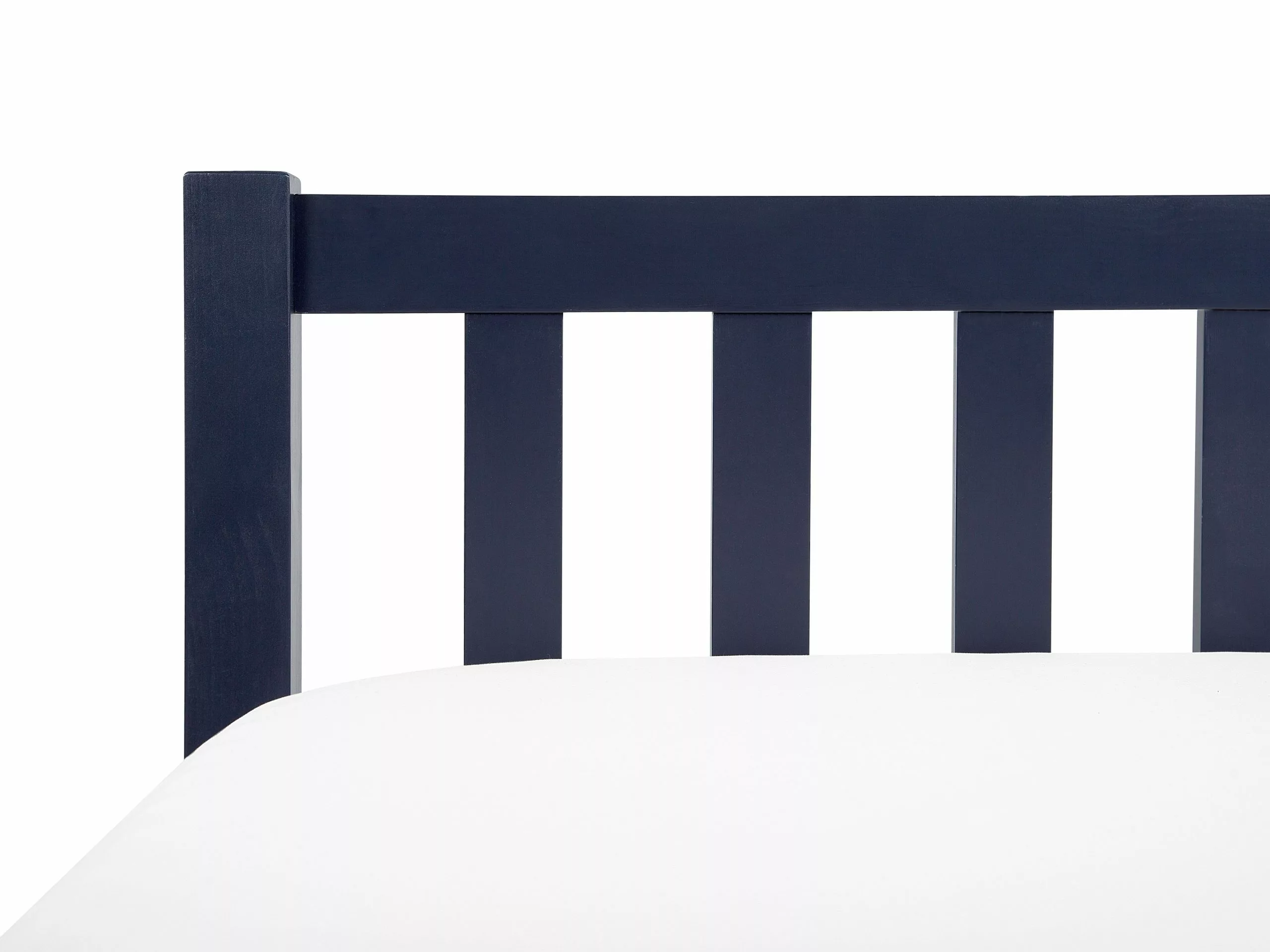 Beliani Bed Hout Marineblauw In Diverse Formaten FLORAC - Afbeelding 6