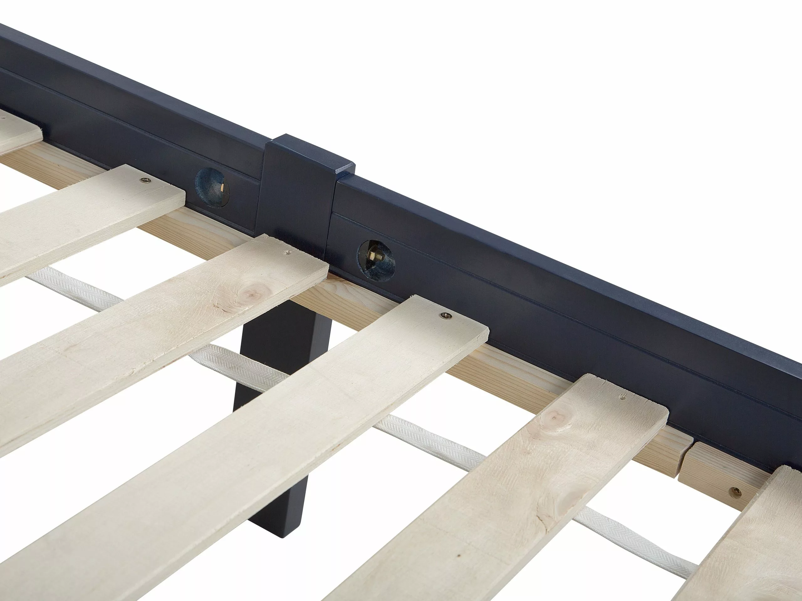 Beliani Bed Hout Marineblauw In Diverse Formaten FLORAC - Afbeelding 7