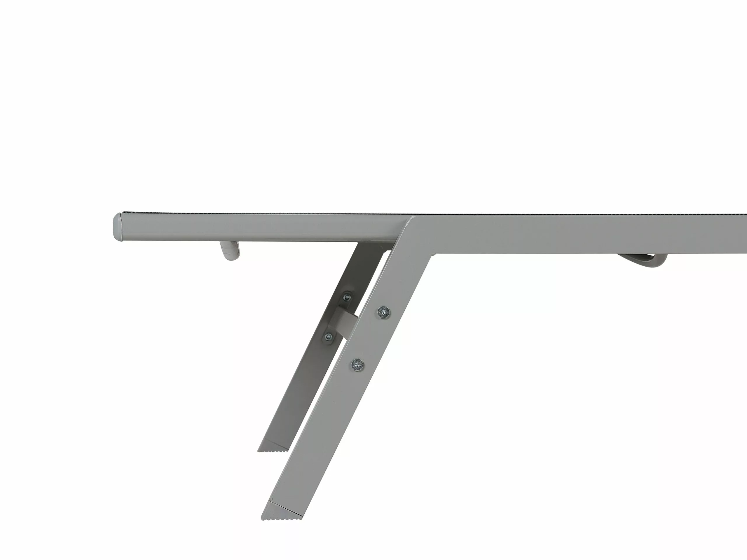 Beliani Ligstoel Staal Zwart NOLI 9 Beliani Ligstoel Staal Zwart NOLI - Afbeelding 7