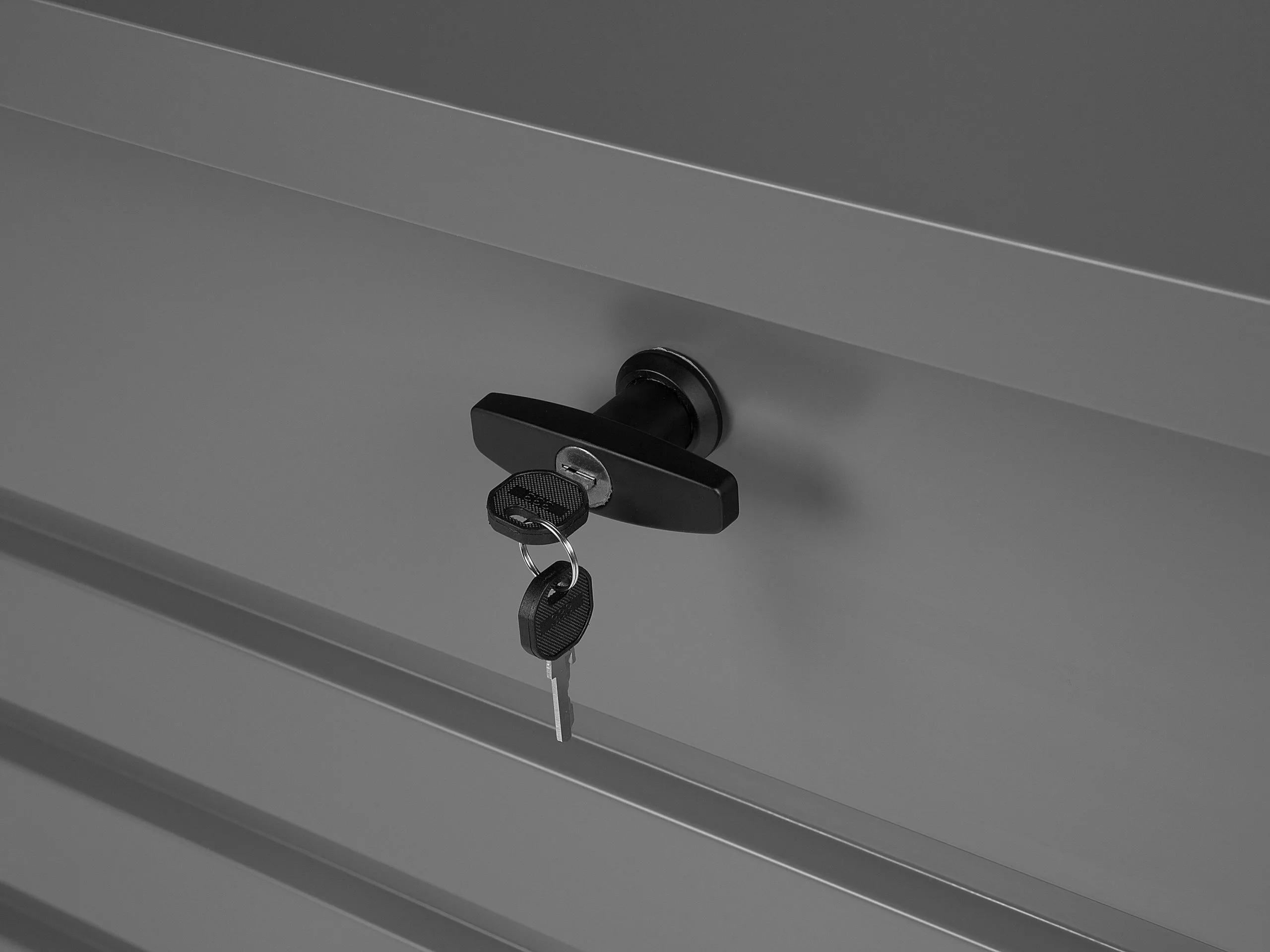 Beliani Kussenbox Staal Grijs CEBROSA L - Afbeelding 8