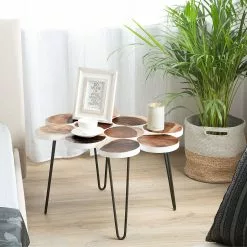 Beliani Bijzettafel Wit TIJUANA -Exporteren Stoelen Winkel undef src sa picid 753672 type whitesh image scaled