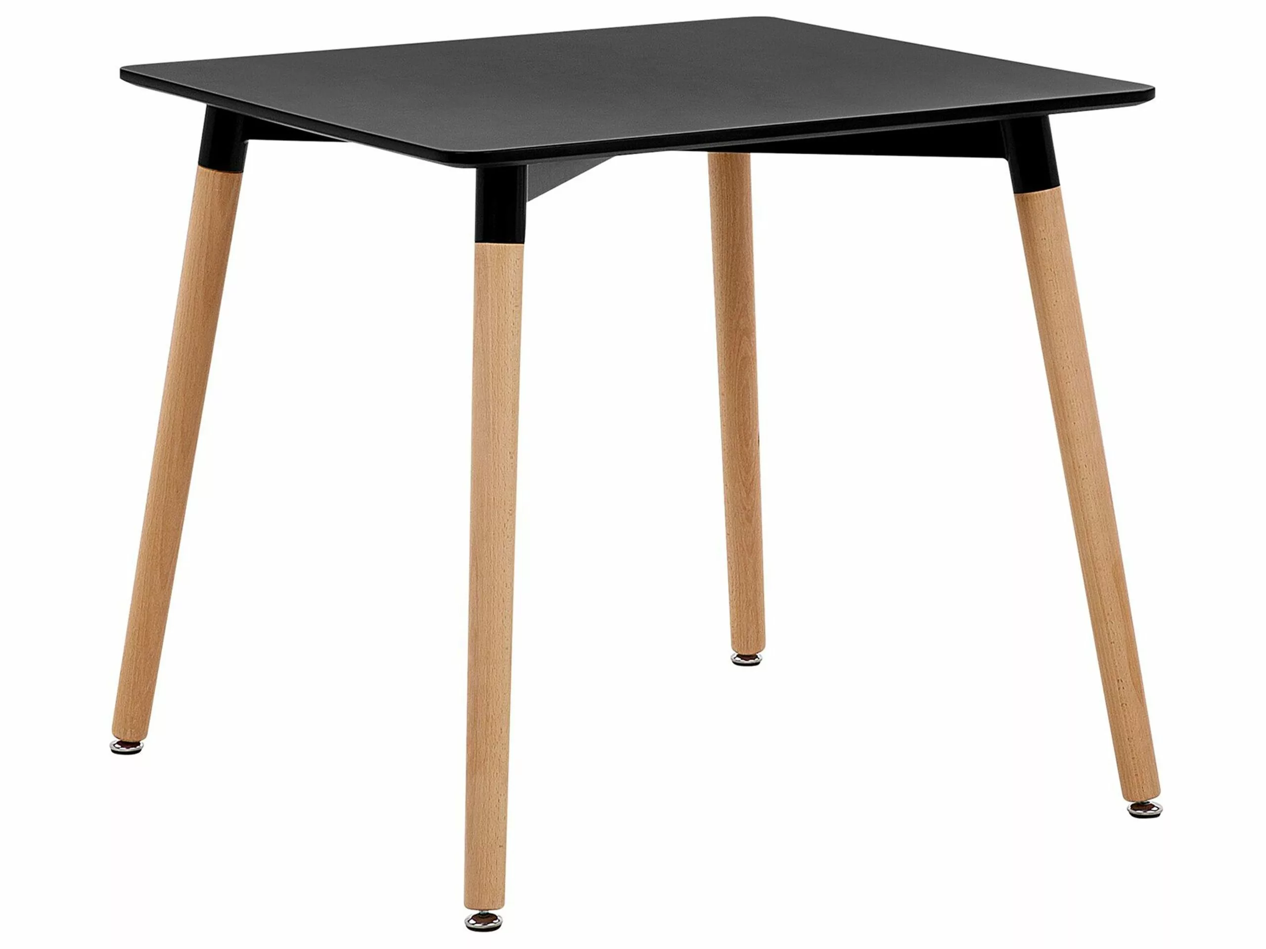 Beliani Eettafel Zwart 80 X 80 Cm BUSTO