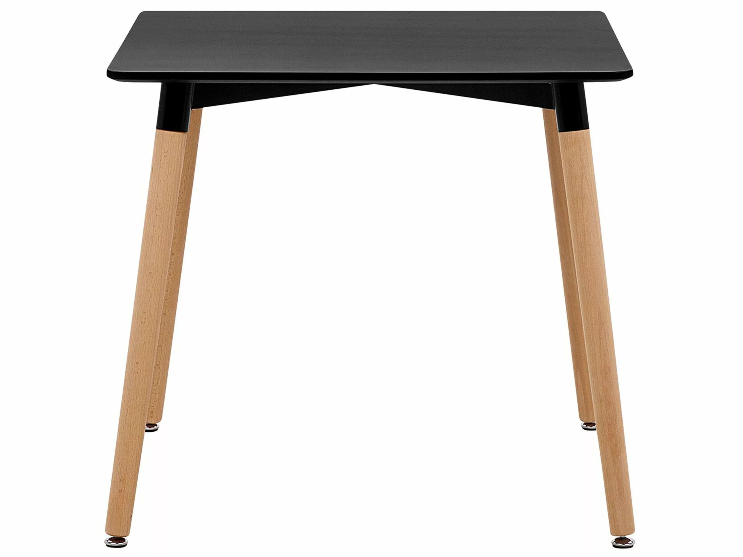 Beliani Eettafel Zwart 80 X 80 Cm BUSTO - Afbeelding 4