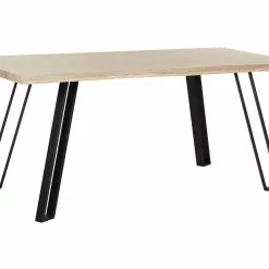 Beliani Eettafel Licht Hout 180 X 90 Cm GRAHAM