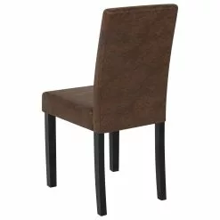 Beliani Eetkamerstoel Set Van 2 Kunstleer Goudbruin BROADWAY -Exporteren Stoelen Winkel undef src sa picid 756125 type whitesh image scaled