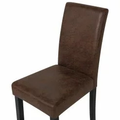 Beliani Eetkamerstoel Set Van 2 Kunstleer Goudbruin BROADWAY -Exporteren Stoelen Winkel undef src sa picid 756127 type whitesh image scaled