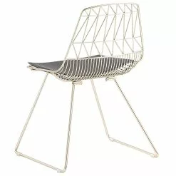 Beliani Eetkamerstoel Set Van 2 Metaal Goud HARLAN -Exporteren Stoelen Winkel undef src sa picid 756371 type whitesh image scaled