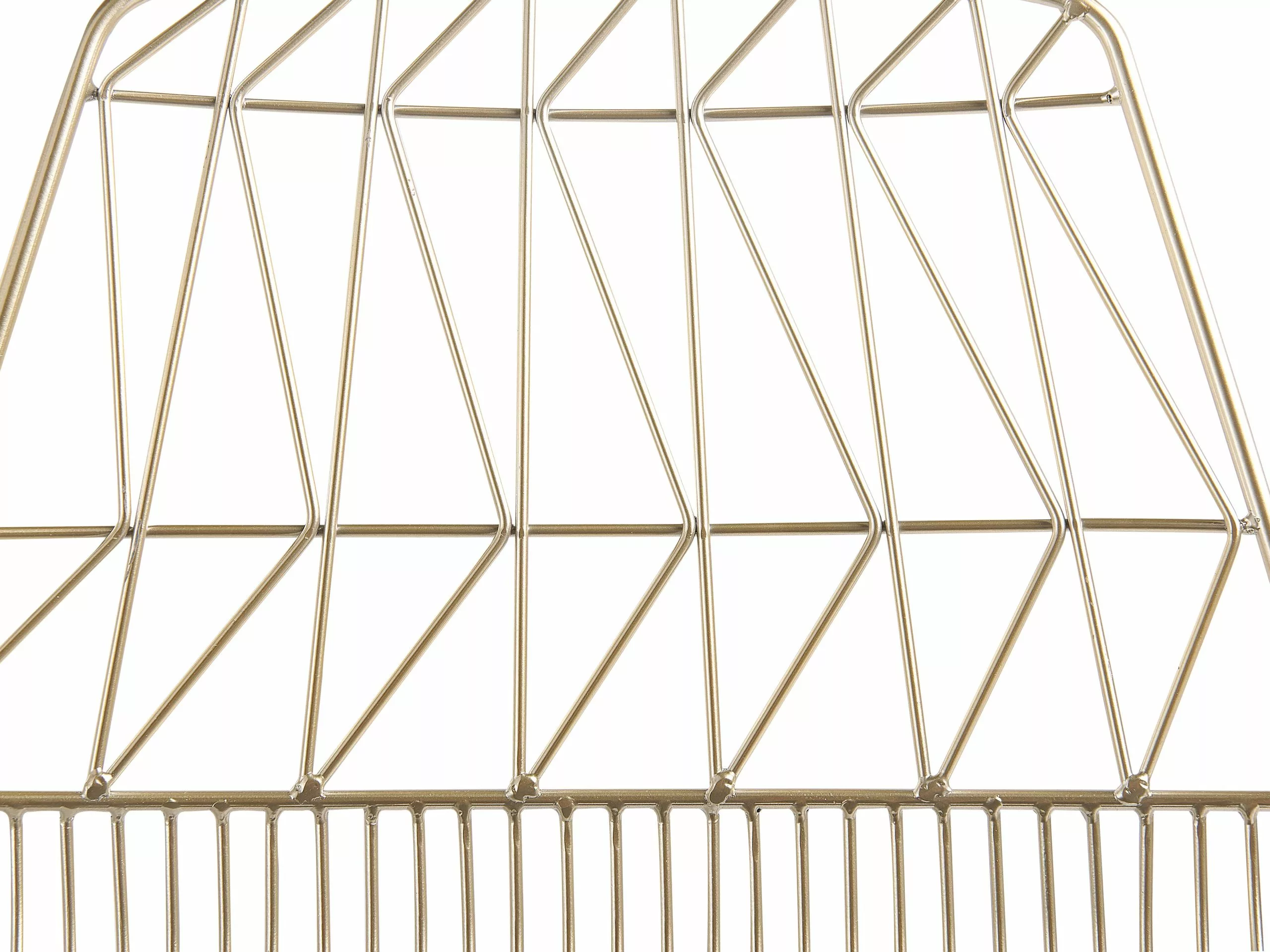 Beliani Eetkamerstoel Set Van 2 Metaal Goud HARLAN - Afbeelding 7