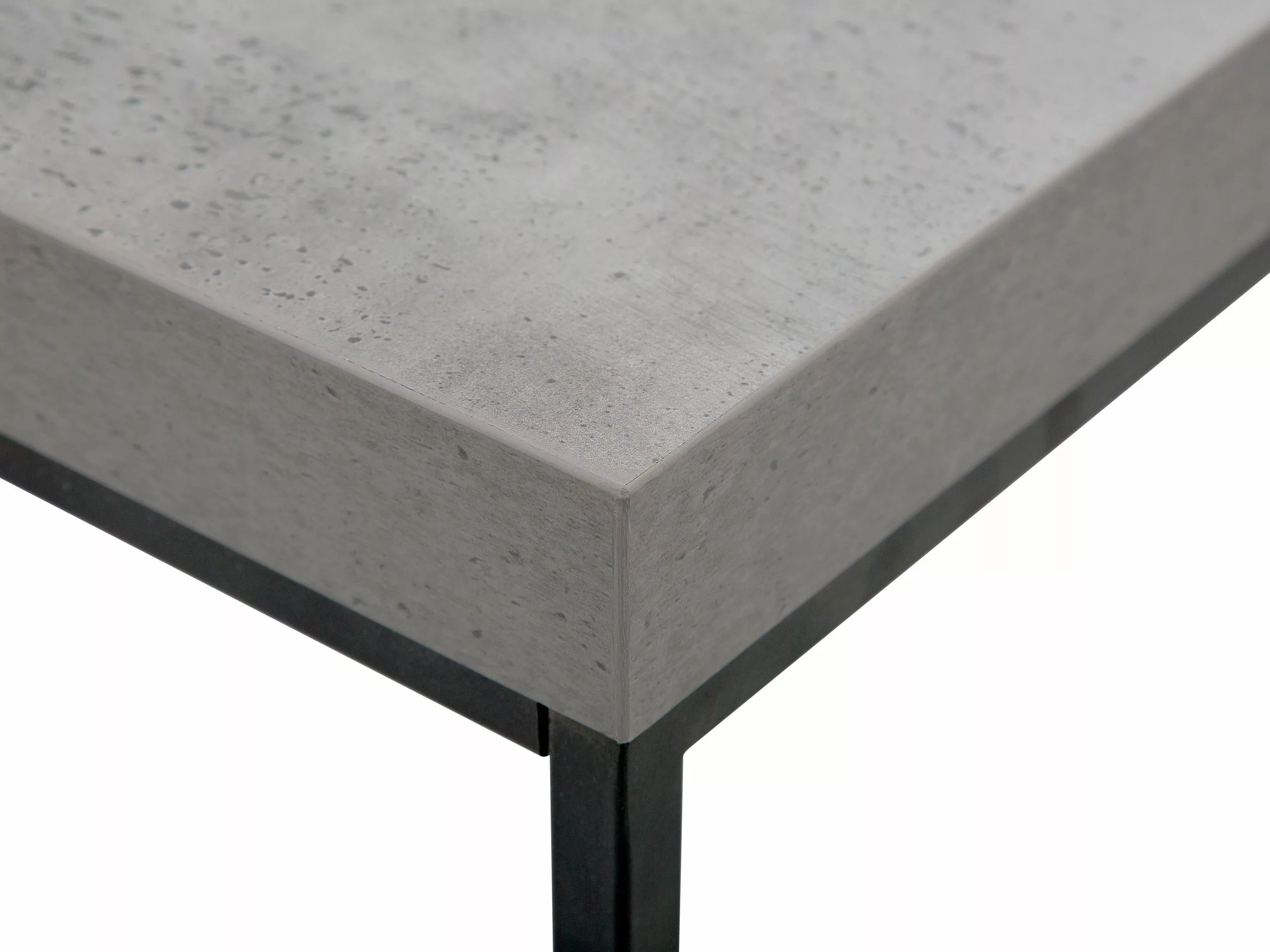 Beliani Bijzettafel Betonlook DELANO - Afbeelding 4