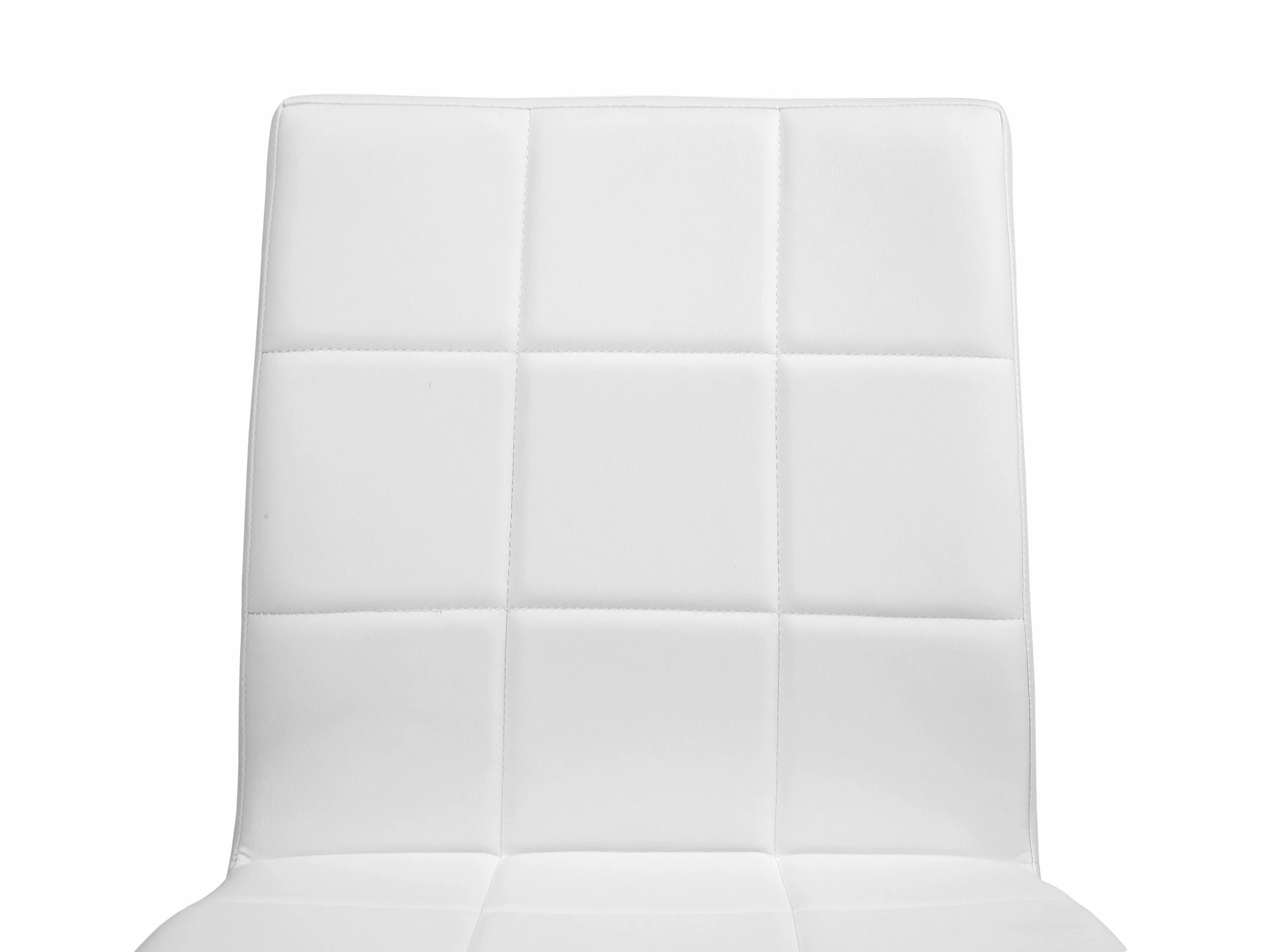 Beliani Eetkamerstoel Set Van 2 Kunstleer Wit KIRON - Afbeelding 9