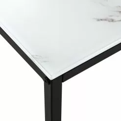 Beliani Sidetable Marmerlook Wit/zwart DELANO -Exporteren Stoelen Winkel undef src sa picid 757532 type whitesh image scaled