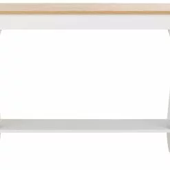 Beliani Sidetable Wit/lichtbruin HARTFORD -Exporteren Stoelen Winkel undef src sa picid 758506 type whitesh image scaled