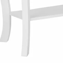 Beliani Sidetable Wit/lichtbruin HARTFORD -Exporteren Stoelen Winkel undef src sa picid 758508 type whitesh image scaled