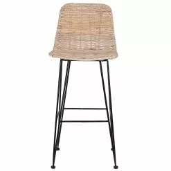 Beliani Barkruk Set Van 2 Rotan Natuurlijk CASSITA -Exporteren Stoelen Winkel undef src sa picid 760421 type whitesh image scaled