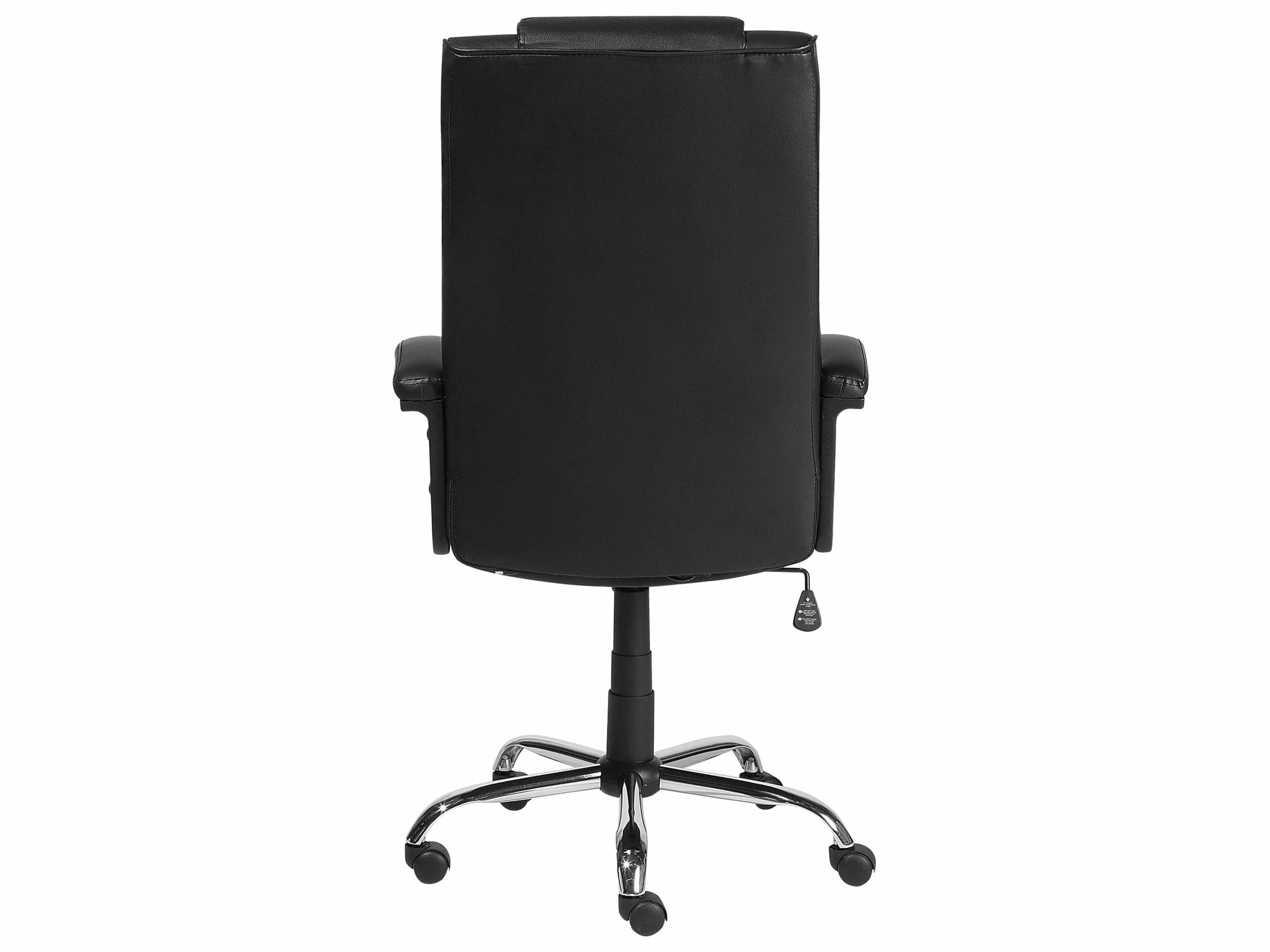 Beliani Bureaustoel Met Massagefunctie Kunstleer Zwart COMFORT 8 Beliani Bureaustoel Met Massagefunctie Kunstleer Zwart COMFORT - Afbeelding 6