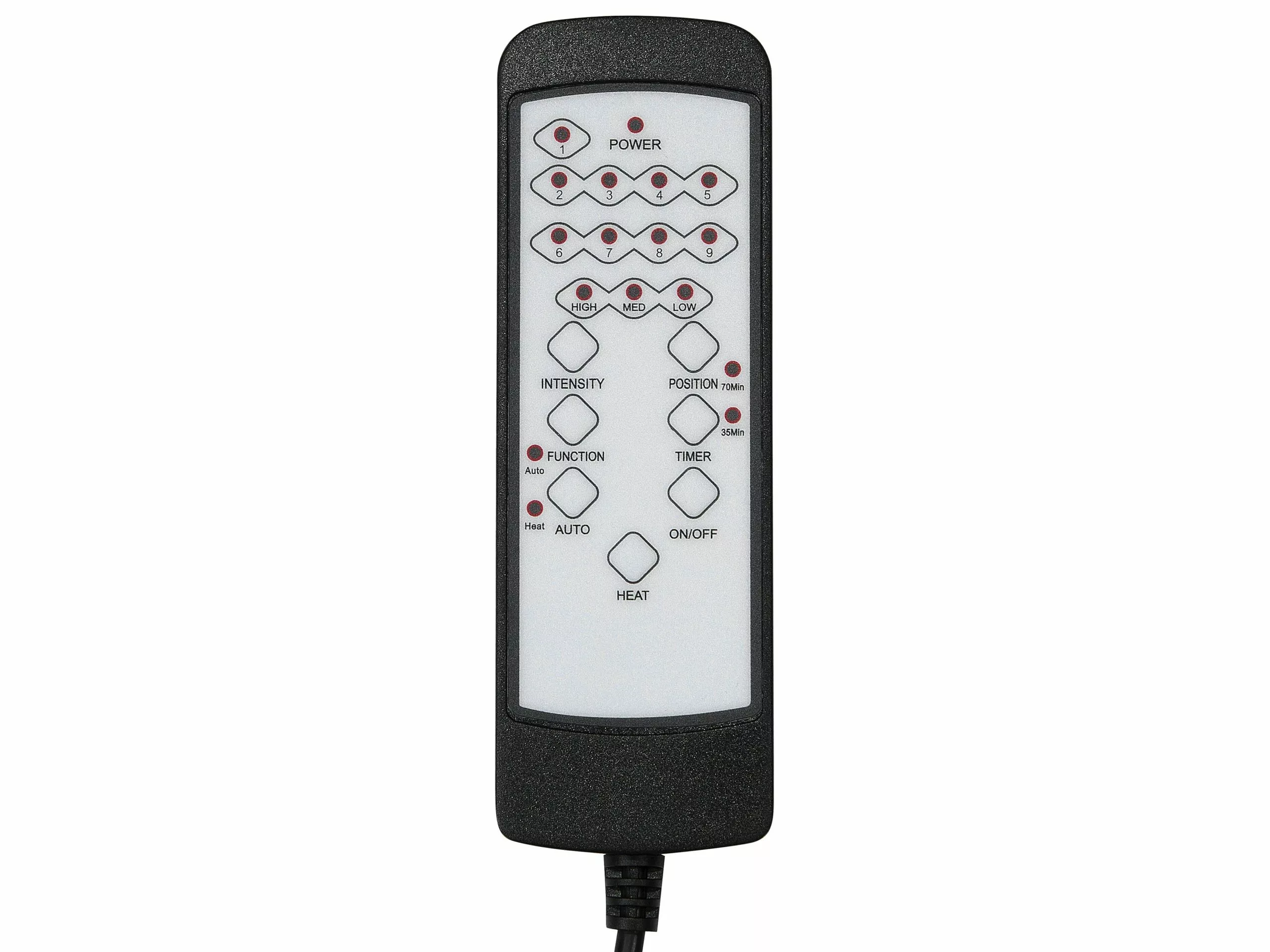 Beliani Bureaustoel Met Massagefunctie Kunstleer Zwart COMFORT 11 Beliani Bureaustoel Met Massagefunctie Kunstleer Zwart COMFORT - Afbeelding 9