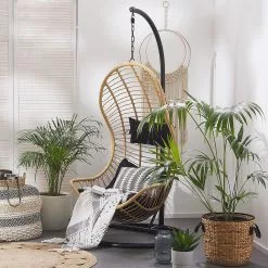 Beliani Hangstoel Rotan Natuurlijk/zwart PINETO 19 Beliani Hangstoel Rotan Natuurlijk/zwart PINETO -Exporteren Stoelen Winkel undef src sa picid 763838 type whitesh image scaled