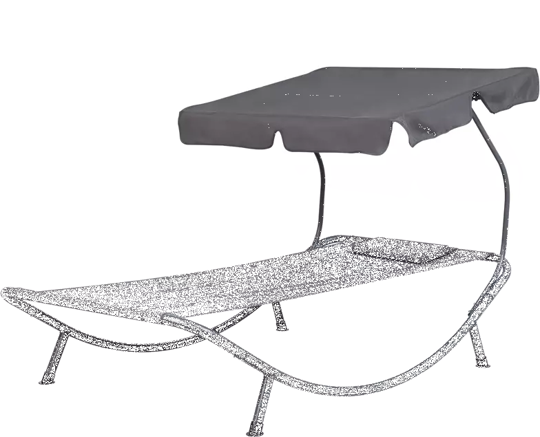 Beliani Ligstoel Staal Grijs TERNO 5 Beliani Ligstoel Staal Grijs TERNO - Afbeelding 3