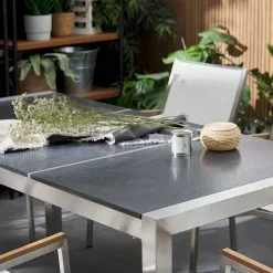 Beliani Tuintafel Graniet/RVS Zwart In Diverse Formaten GROSSETO -Exporteren Stoelen Winkel undef src sa picid 764208 type whitesh image scaled