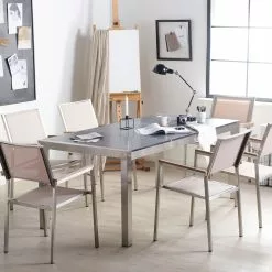 Beliani Tuinset 6-zits Basalt Zwart/beige GROSSETO 16 Beliani Tuinset 6-zits Basalt Zwart/beige GROSSETO -Exporteren Stoelen Winkel undef src sa picid 764219 type whitesh image scaled