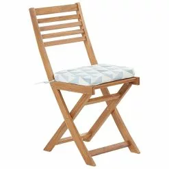 Beliani Balkonset Acaciahout Lichtbruin/blauw FIJI -Exporteren Stoelen Winkel undef src sa picid 764288 type whitesh image scaled