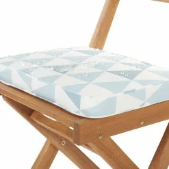 Beliani Balkonset Acaciahout Lichtbruin/blauw FIJI -Exporteren Stoelen Winkel undef src sa picid 764291 type whitesh image scaled