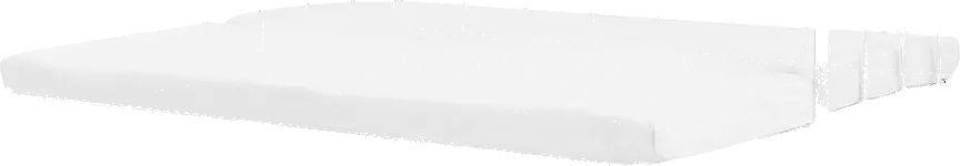 Beliani Bedbank Metaal Wit 80 X 200 Cm TULLE - Afbeelding 6