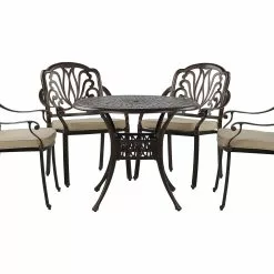 Beliani Tuinset Aluminium Bruin ANCONA