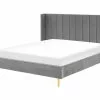 Beliani Bed Fluweel Grijs In Diverse Formaten VILLETTE -Exporteren Stoelen Winkel undef src sa picid 765429 type whitesh image