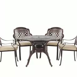 Beliani Tuinset Met Barbecue Aluminium Bruin MANFRIA 16 Beliani Tuinset Met Barbecue Aluminium Bruin MANFRIA -Exporteren Stoelen Winkel undef src sa picid 765599 type whitesh image