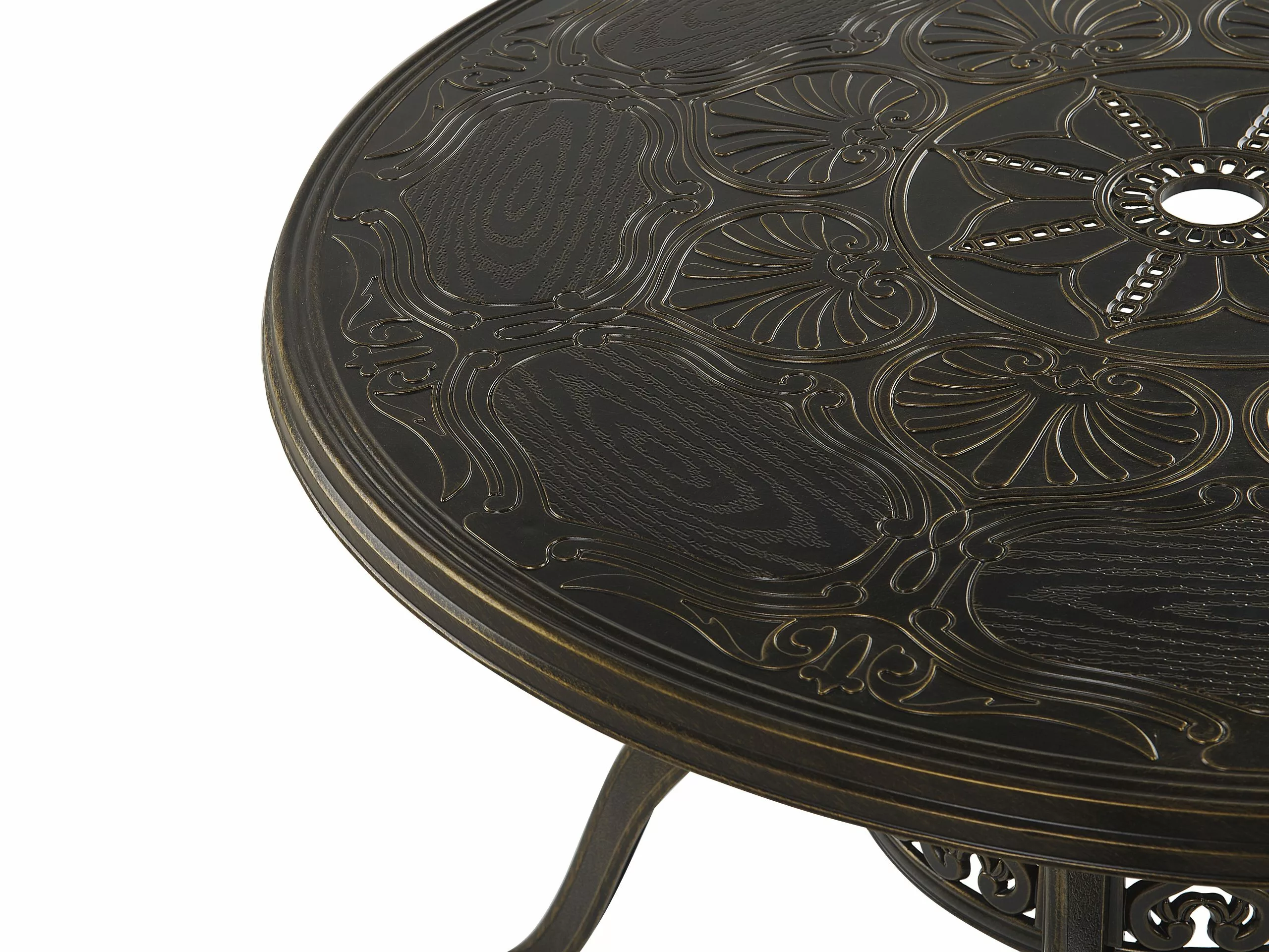 Beliani Tuinset Aluminium Bruin SAPRI 7 Beliani Tuinset Aluminium Bruin SAPRI - Afbeelding 5