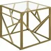 Beliani Bijzettafel Glas/goud ORLAND -Exporteren Stoelen Winkel undef src sa picid 766628 type whitesh image