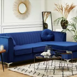 Beliani Salontafel Glas Zwart/zilver LUCEA -Exporteren Stoelen Winkel undef src sa picid 766941 type color image scaled