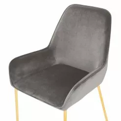 Beliani Eetkamerstoel Set Van 2 Fluweel Grijs LOVERNA -Exporteren Stoelen Winkel undef src sa picid 767747 type whitesh image scaled