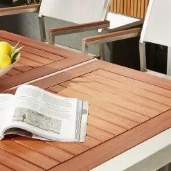 Beliani Tuinset Met 6 Stoelen Eucalyptushout Beige GROSSETO -Exporteren Stoelen Winkel undef src sa picid 768437 type whitesh image scaled