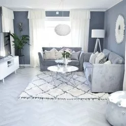 Beliani Bijzettafel Marmerlook Wit/zilver MERIDIAN II -Exporteren Stoelen Winkel undef src sa picid 769321 type whitesh image