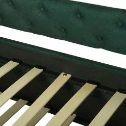 Beliani Bedbank Stof Donkergroen 80 X 200 LIBOURNE -Exporteren Stoelen Winkel undef src sa picid 770659 type whitesh image scaled