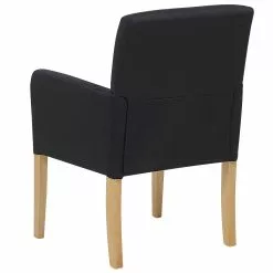 Beliani Eetkamerstoel Stof Zwart ROCKEFELLER -Exporteren Stoelen Winkel undef src sa picid 770799 type whitesh image scaled