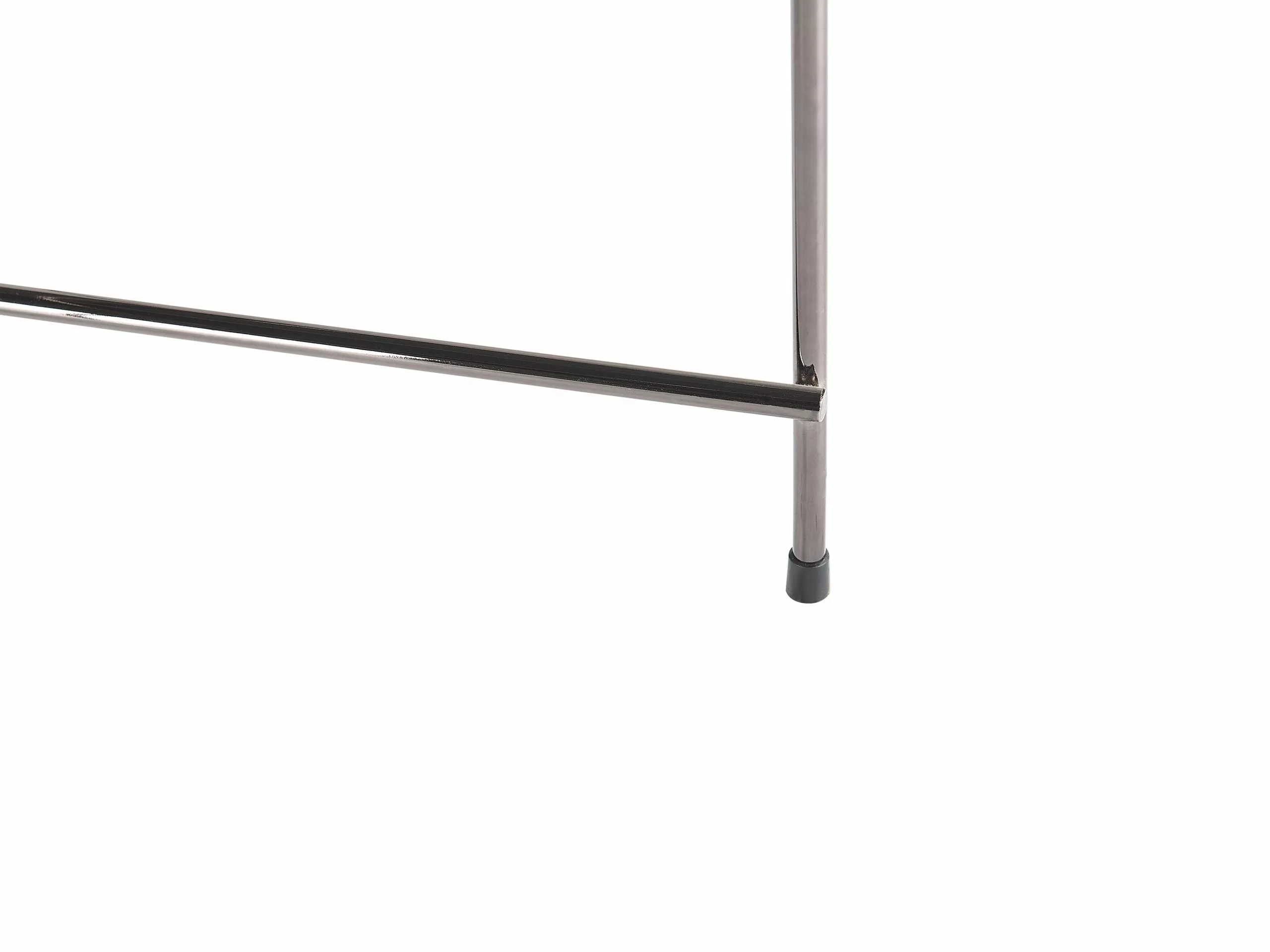 Beliani Salontafel Glas Zwart/zilver LUCEA - Afbeelding 9