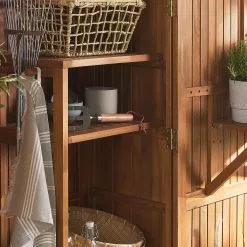 Beliani Tuinkast Acaciahout SAVOCA -Exporteren Stoelen Winkel undef src sa picid 772507 type whitesh image scaled