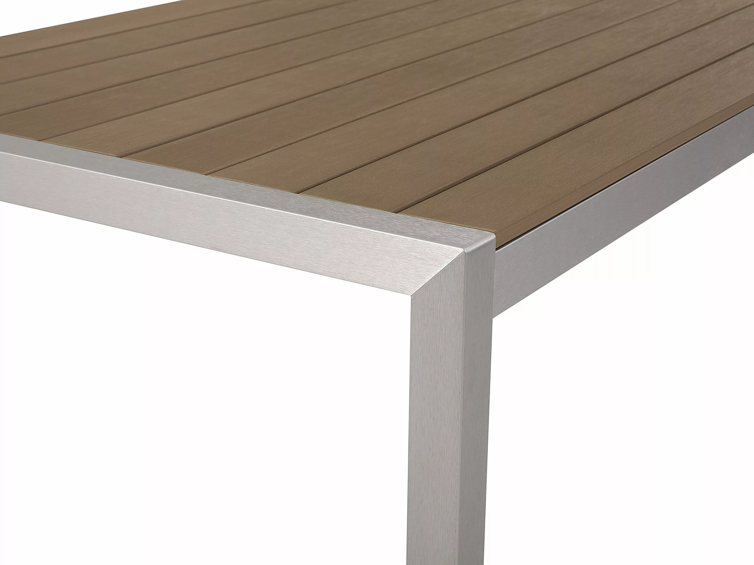 Beliani Tuintafel Aluminium Bruin 180 X 90 Cm VERNIO 6 Beliani Tuintafel Aluminium Bruin 180 X 90 Cm VERNIO - Afbeelding 4