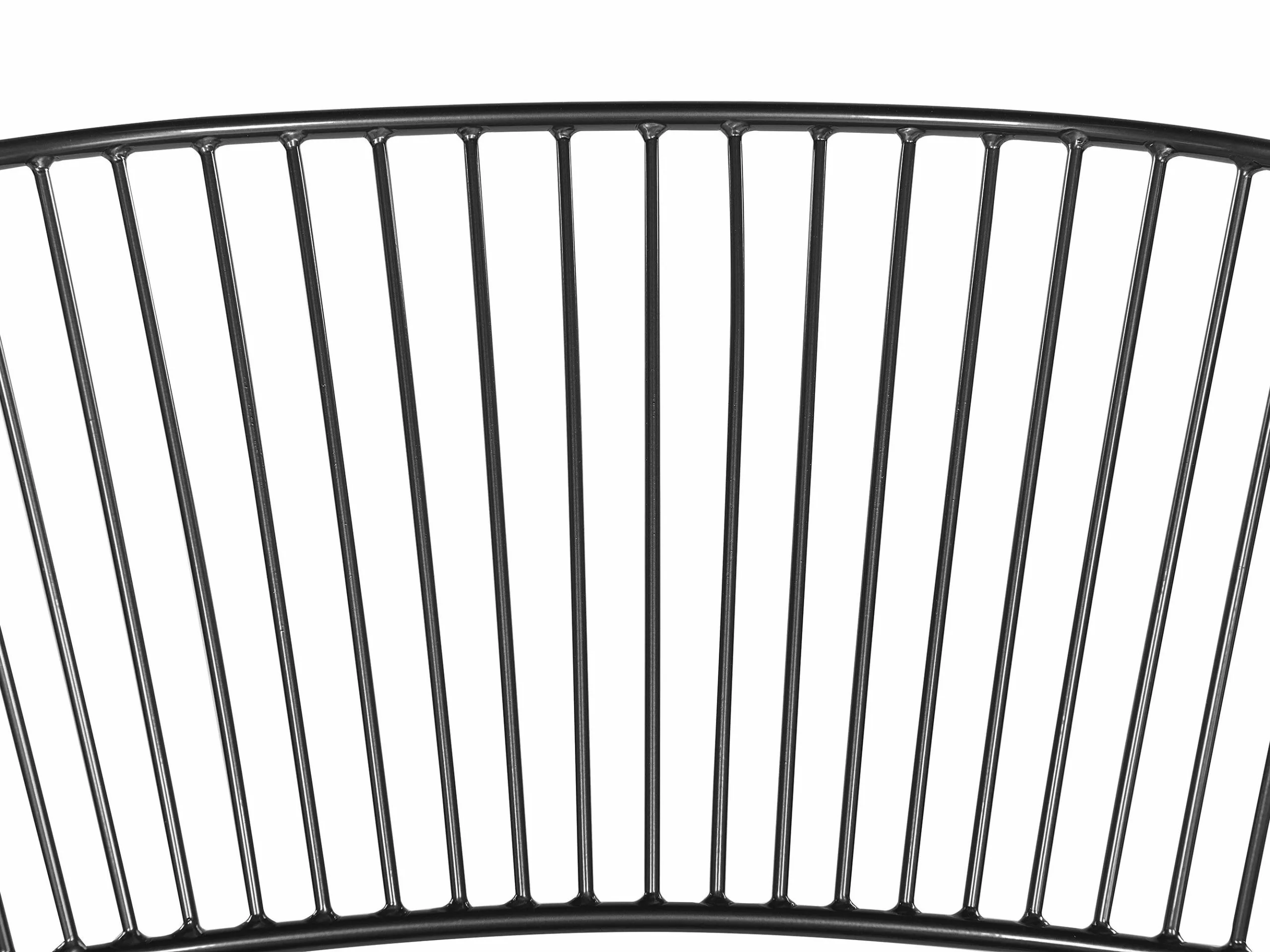 Beliani Stoel Set Van 2 Metaal Zwart RIGBY - Afbeelding 6