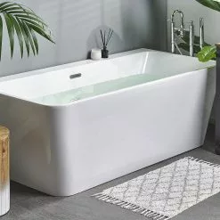 Beliani Bijzettafel Teakhout/wit MOVAS -Exporteren Stoelen Winkel undef src sa picid 775637 type color image scaled