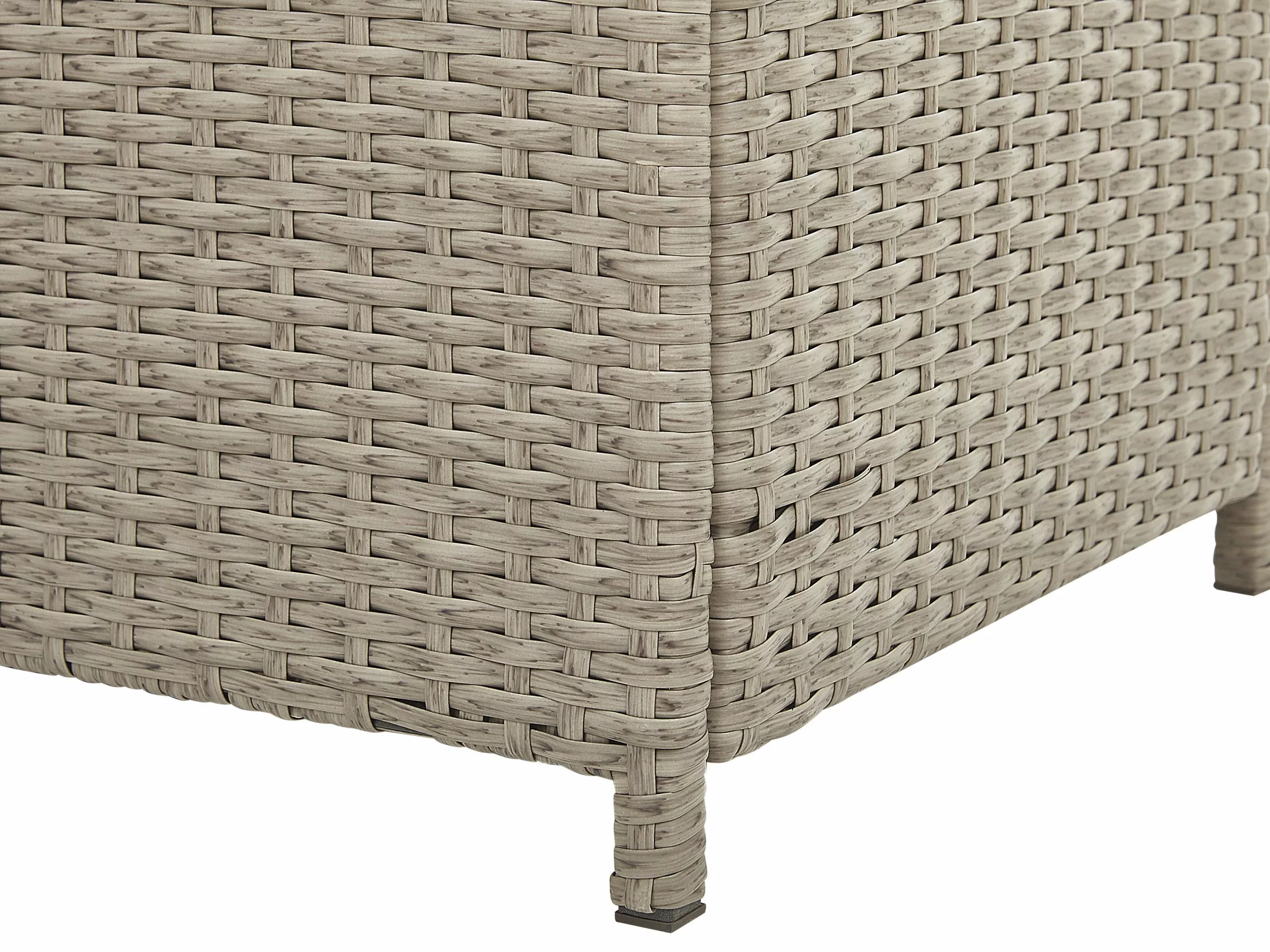 Beliani Kussenbox Rotan Taupe 126 X 46 MODENA - Afbeelding 7